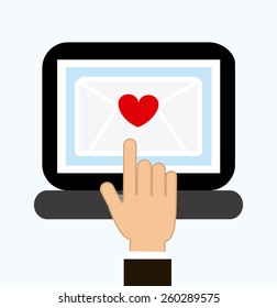 love card design, vector illustration eps10 graphic 