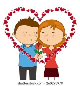 love card design, vector illustration eps10 graphic 