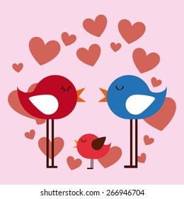 love card design, vector illustration eps10 graphic 