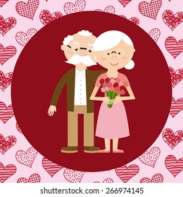 love card design, vector illustration eps10 graphic 