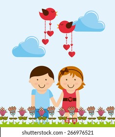 love card design, vector illustration eps10 graphic 