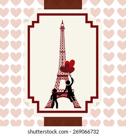 love card design, vector illustration eps10 graphic