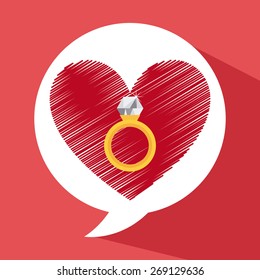 love card design, vector illustration eps10 graphic