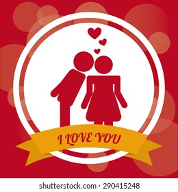 love card design, vector illustration eps10 graphic 