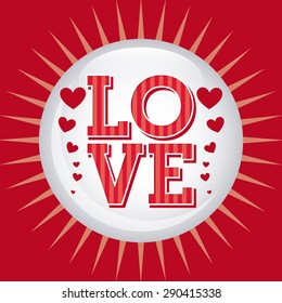love card design, vector illustration eps10 graphic 