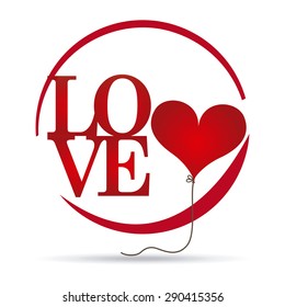 love card design, vector illustration eps10 graphic 