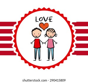 love card design, vector illustration eps10 graphic 
