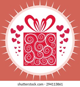 love card design, vector illustration eps10 graphic 