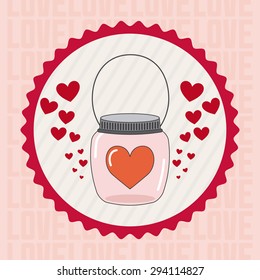 love card design, vector illustration eps10 graphic 