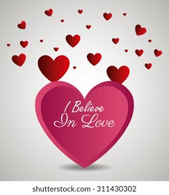 Love card design, vector illustration eps 10.