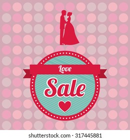 love card design, vector illustration eps10 graphic 