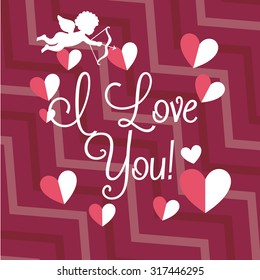 love card design, vector illustration eps10 graphic 