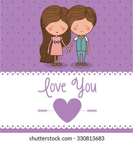 love card design, vector illustration eps10 graphic 