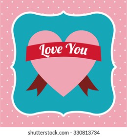love card design, vector illustration eps10 graphic 