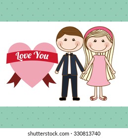 love card design, vector illustration eps10 graphic 