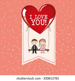 love card design, vector illustration eps10 graphic 