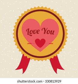 love card design, vector illustration eps10 graphic 