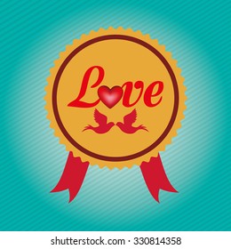 love card design, vector illustration eps10 graphic 