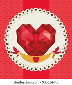 love card design, vector illustration eps10 graphic 