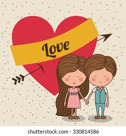 love card design, vector illustration eps10 graphic 