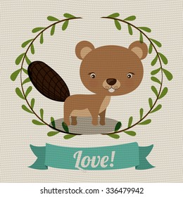 love card design, vector illustration eps10 graphic 