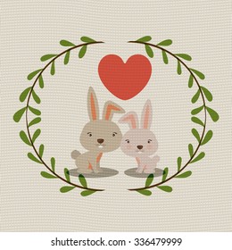 love card design, vector illustration eps10 graphic 