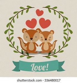 love card design, vector illustration eps10 graphic 