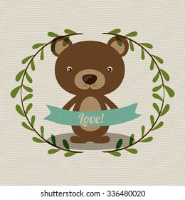 love card design, vector illustration eps10 graphic 
