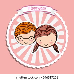 love card design, vector illustration eps10 graphic 