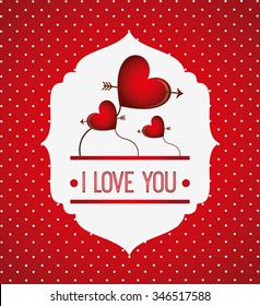 love card design, vector illustration eps10 graphic 