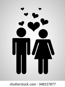 love card design, vector illustration eps10 graphic 