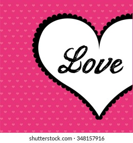 love card design, vector illustration eps10 graphic 