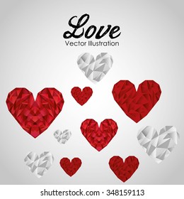 love card design, vector illustration eps10 graphic 