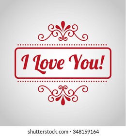 love card design, vector illustration eps10 graphic 