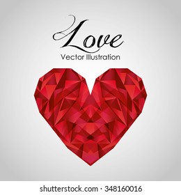 love card design, vector illustration eps10 graphic 