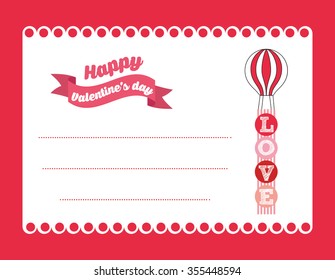 love card design, vector illustration eps10 graphic 