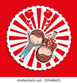 love card design, vector illustration eps10 graphic 