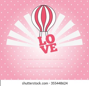love card design, vector illustration eps10 graphic 