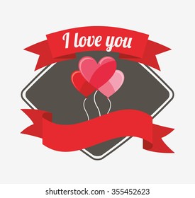 love card design, vector illustration eps10 graphic 