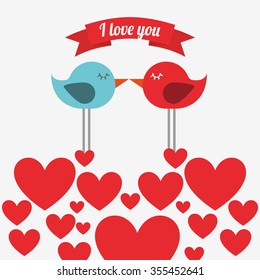 love card design, vector illustration eps10 graphic 