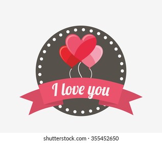 love card design, vector illustration eps10 graphic 