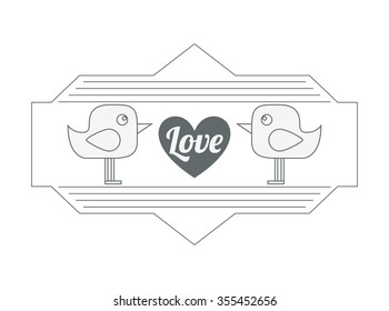 love card design, vector illustration eps10 graphic 