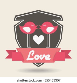 love card design, vector illustration eps10 graphic 