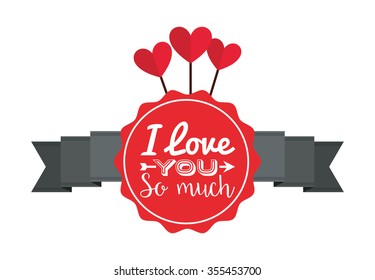 love card design, vector illustration eps10 graphic 