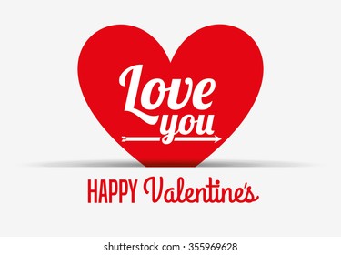 love card design, vector illustration eps10 graphic 