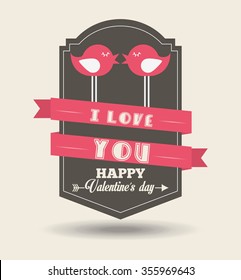 love card design, vector illustration eps10 graphic 