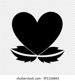 love card design, vector illustration eps10 graphic 