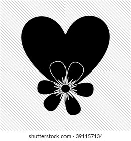 love card design, vector illustration eps10 graphic 