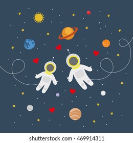 Love card design. Vector illustration.
