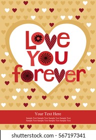 love card design. vector illustration